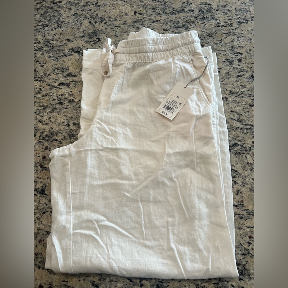 A New Day Wide Leg Linen Pants